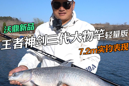 新品情报 | 沃鼎王者神剑三代大物竿开放预约，轻量版实钓狂拉20+大青！